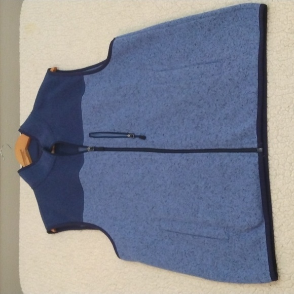 Like New Club Room Blue Colorblock Fleece Vest (Medium) - Picture 4 of 12
